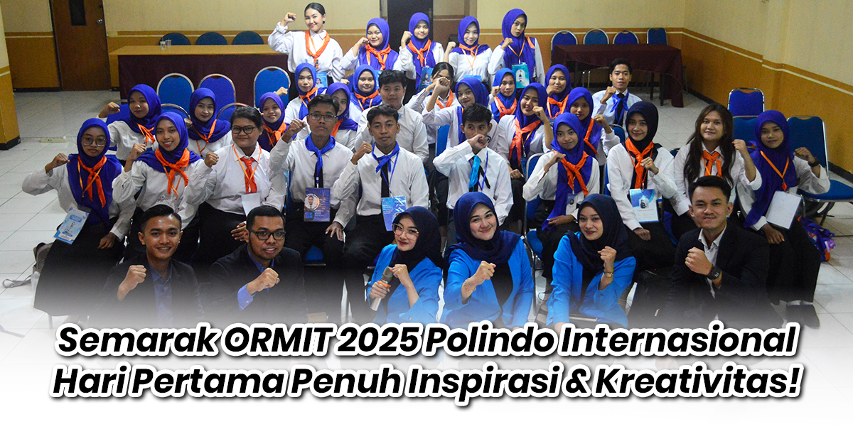 Polindo Internasional gelar ORMIT 2025 pada 4 September. Hari pertama penuh inspirasi, materi direktur, beauty class, dan keseruan ice breaking.